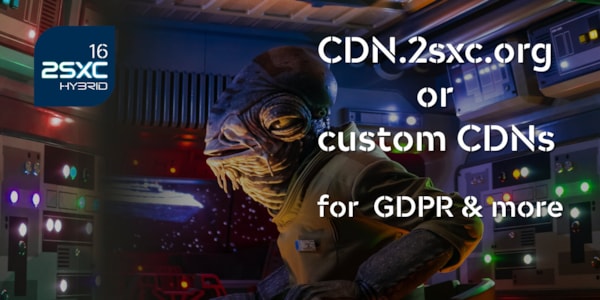 Custom CDN for GPDR in 2sxc 16 LTS